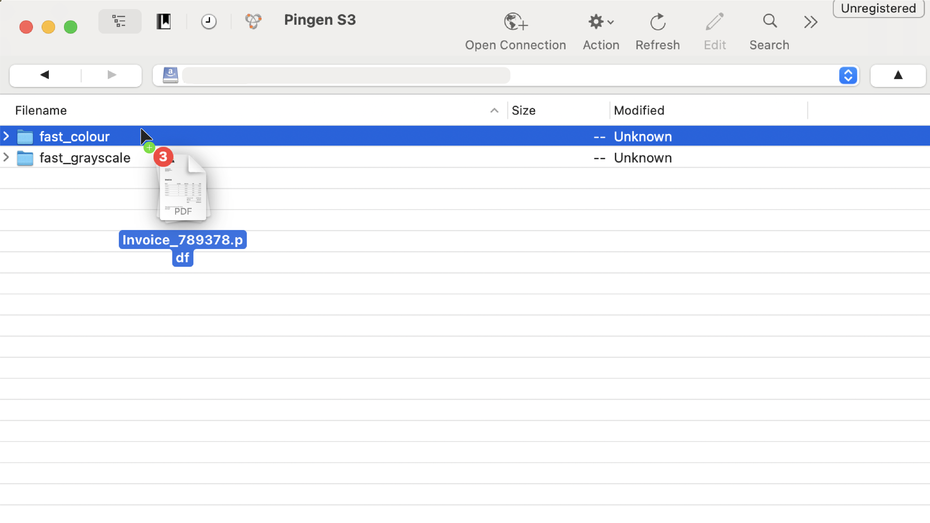 Upload PDFs to folder on Pingen’s private S3